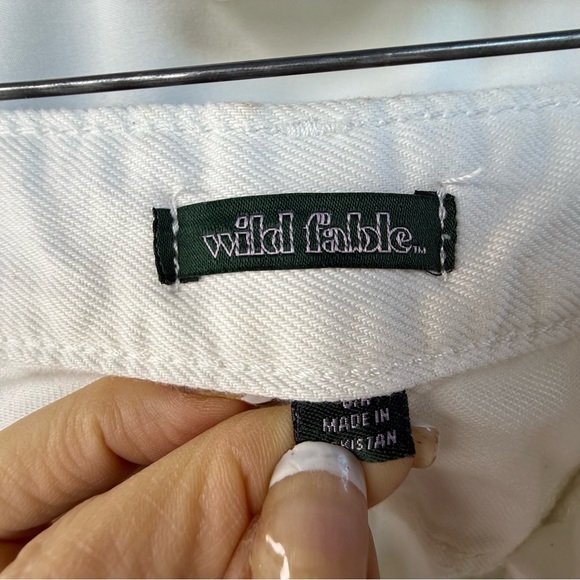 Wild Fable Women’s Size 0 White Wide Leg Cargo Jeans - Picture 5 of 16